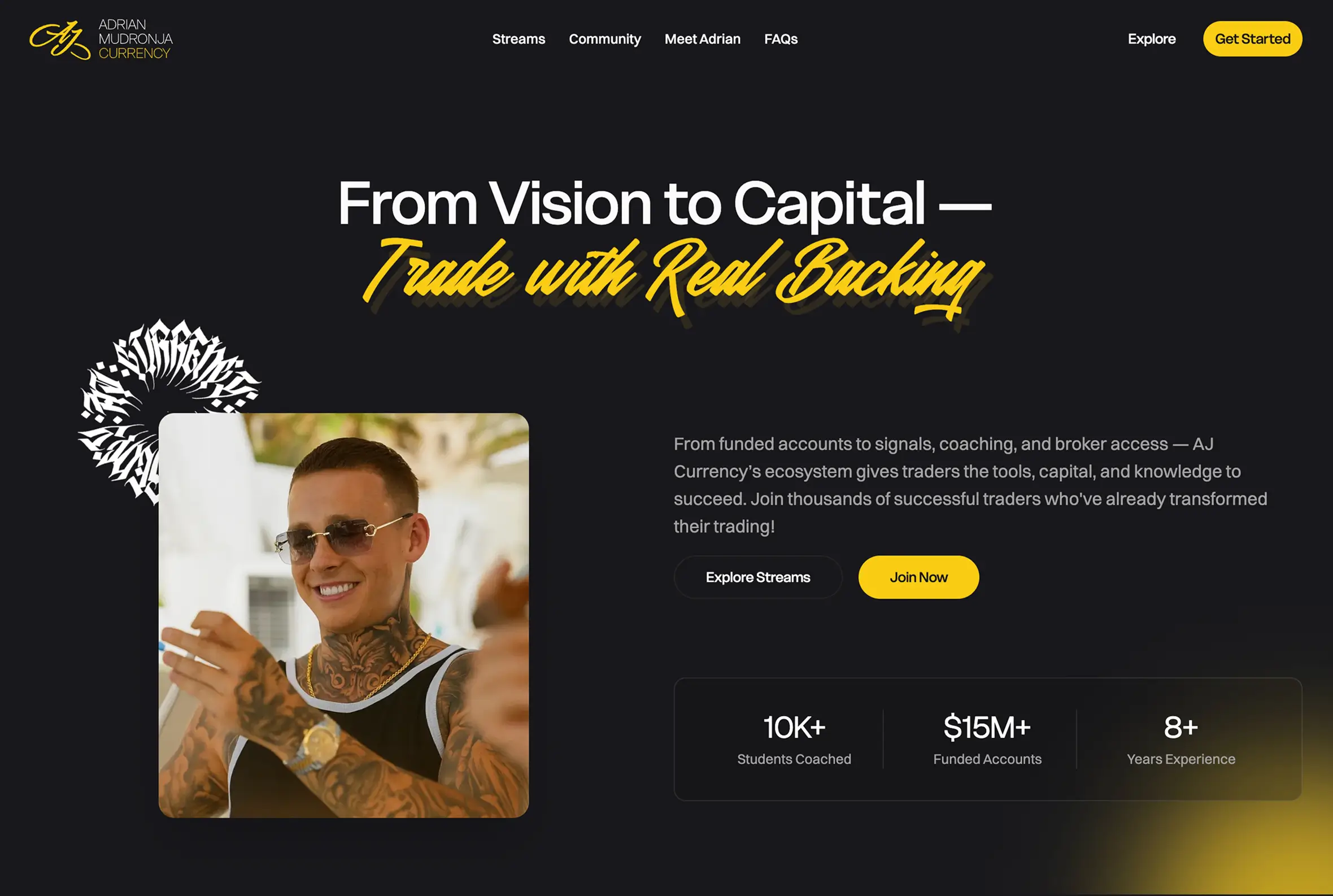 MikeScales growth system showing AJ's Website